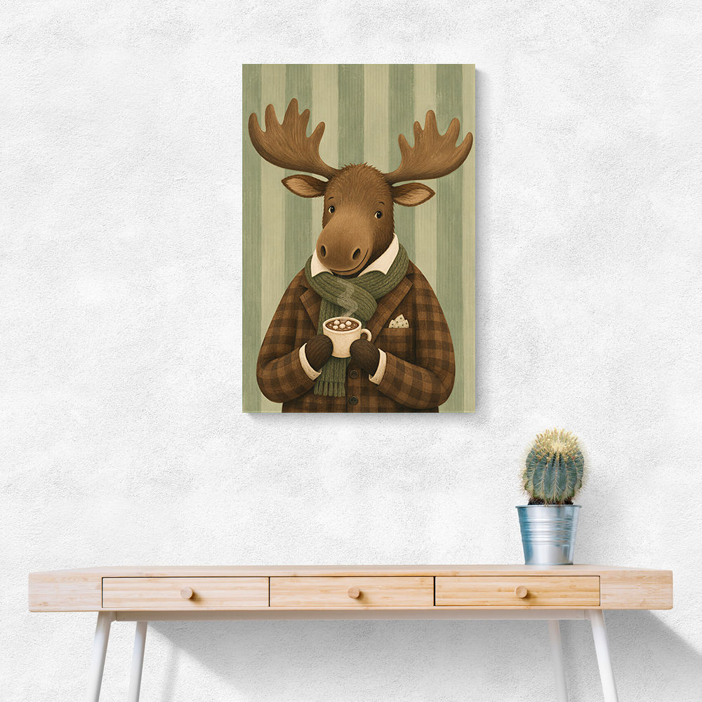 Moose With Coffee