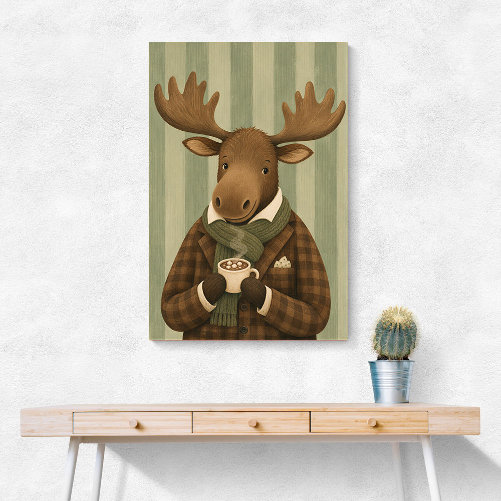 Moose With Coffee