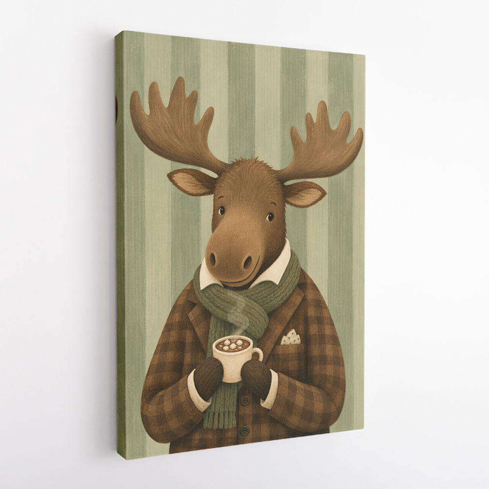 Moose With Coffee