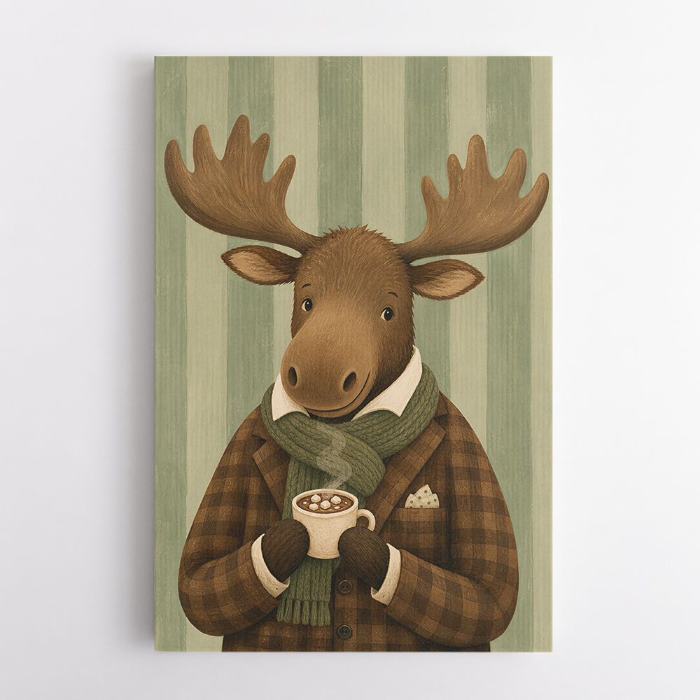 Moose With Coffee