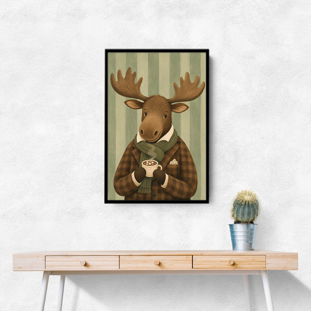 Moose With Coffee