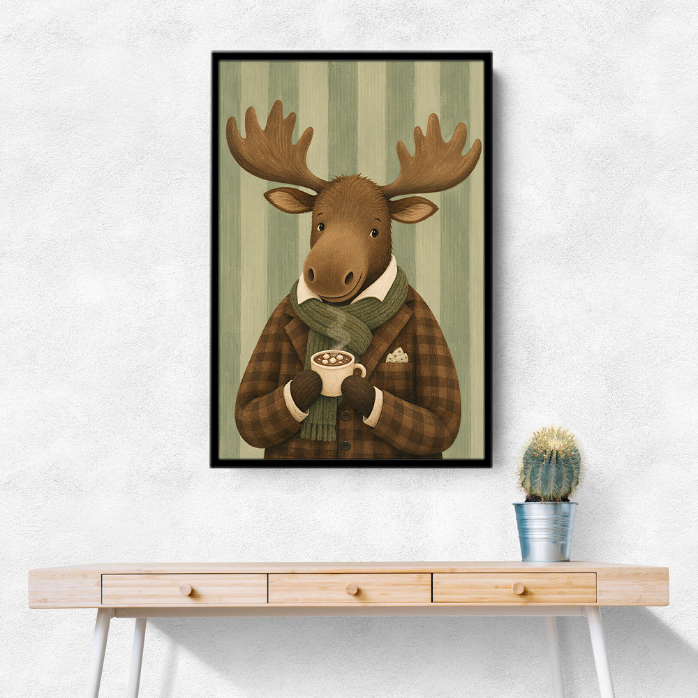 Moose With Coffee