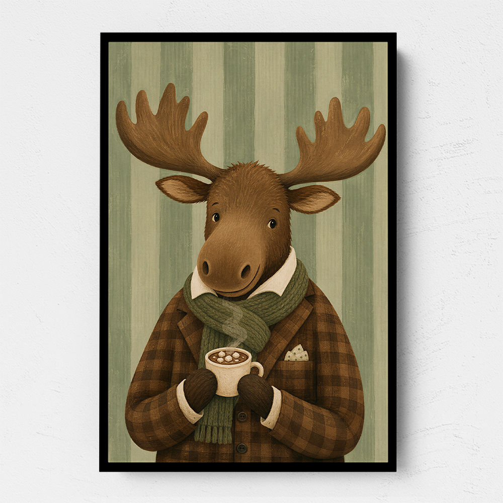 Moose With Coffee