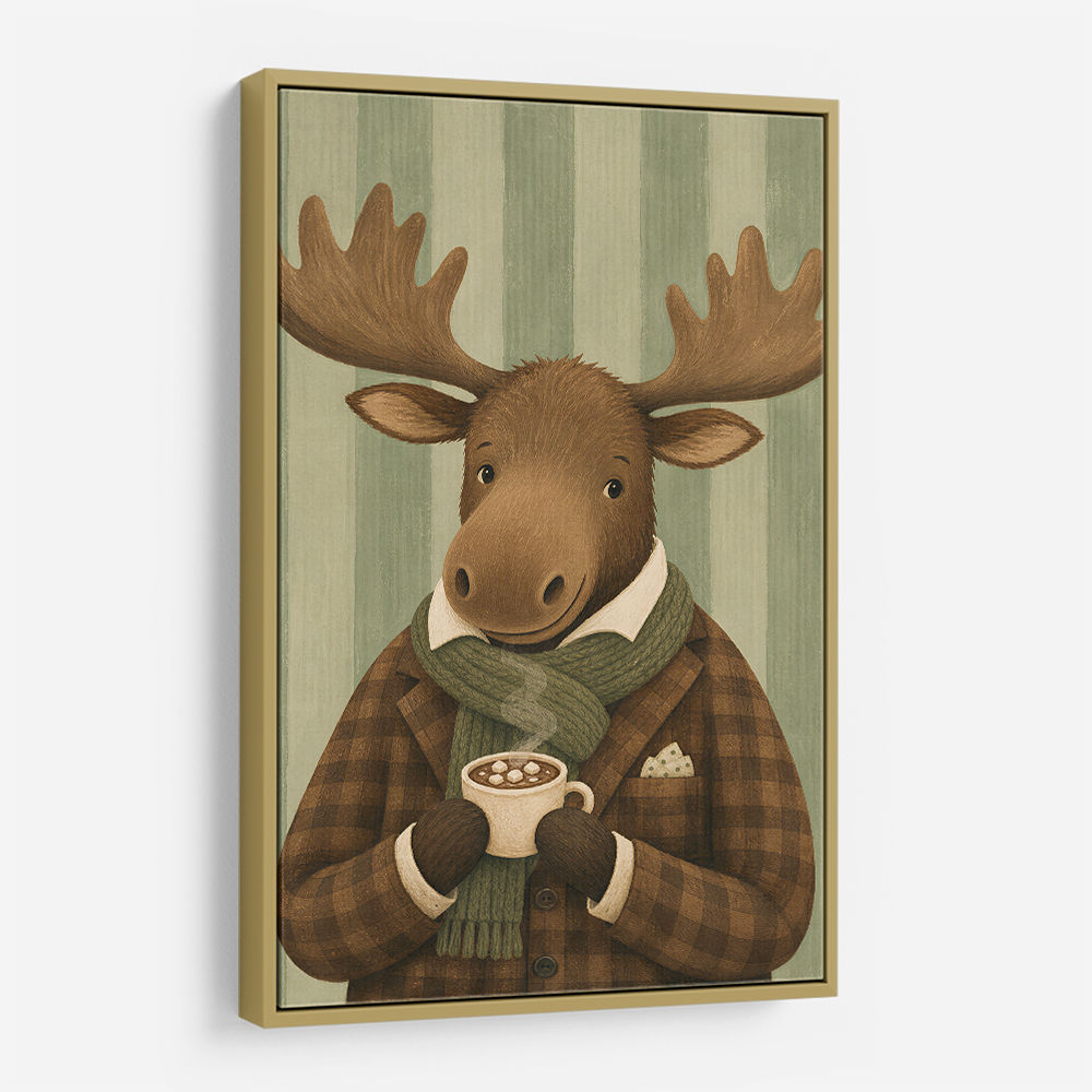 Moose With Coffee