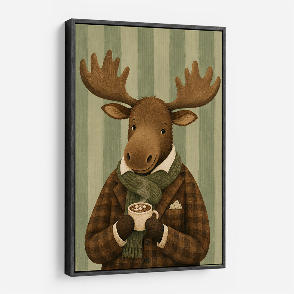 Moose With Coffee