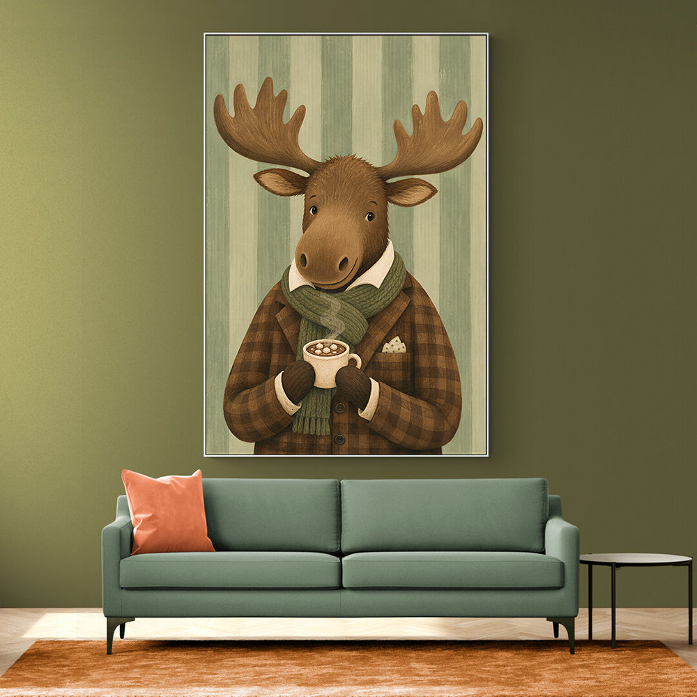 Moose With Coffee