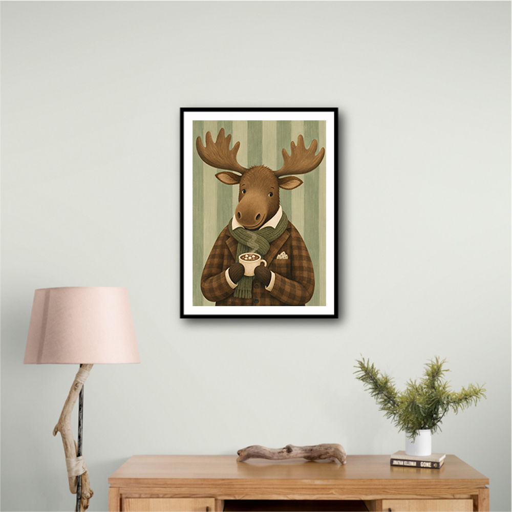 Moose With Coffee