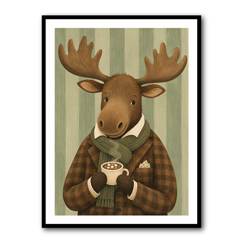 Moose With Coffee