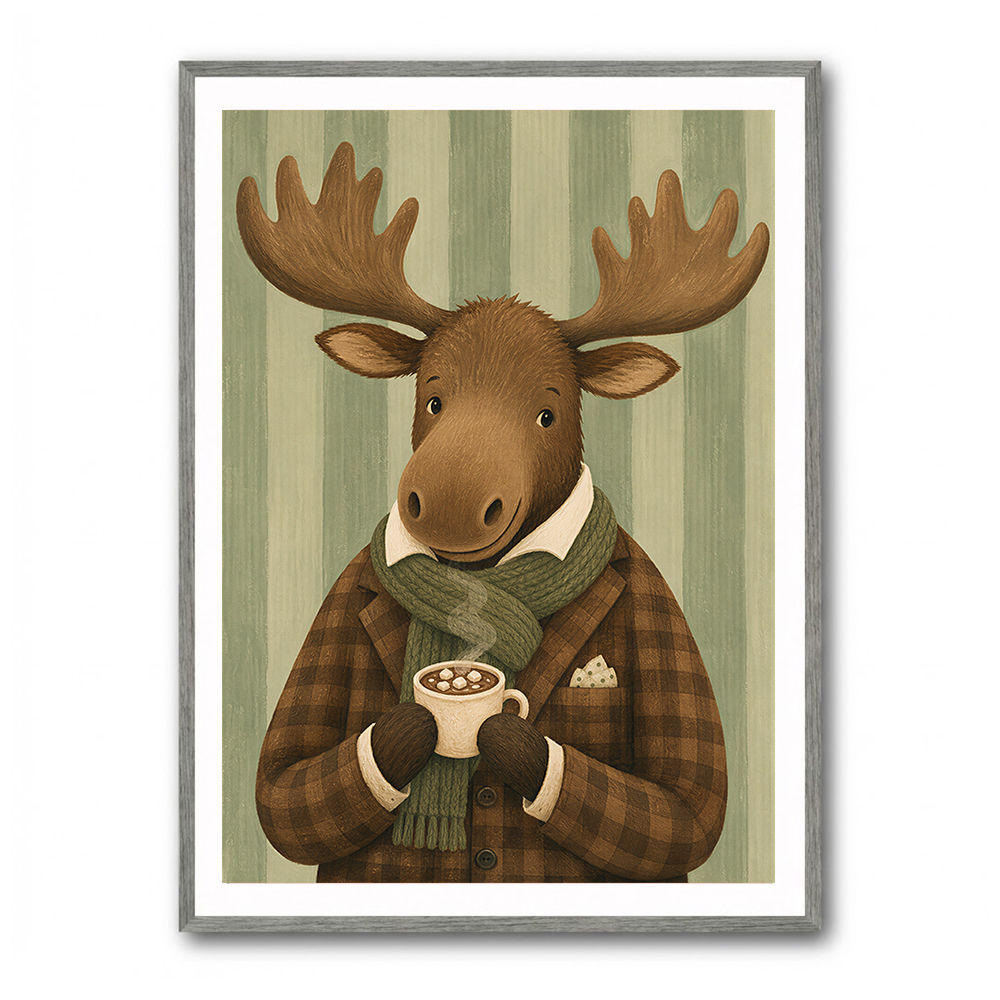 Moose With Coffee