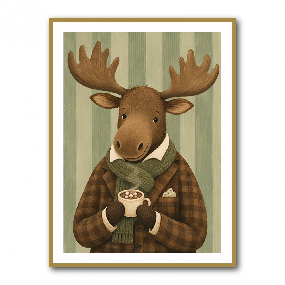 Moose With Coffee