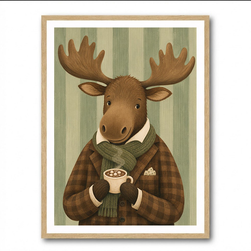 Moose With Coffee