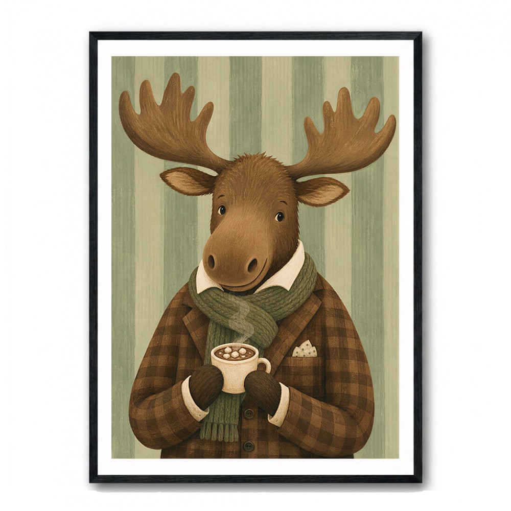 Moose With Coffee
