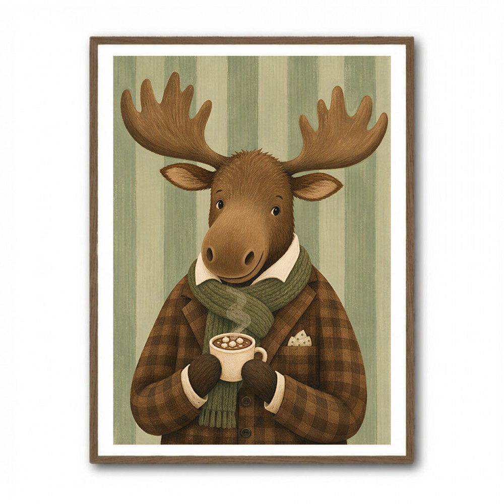 Moose With Coffee