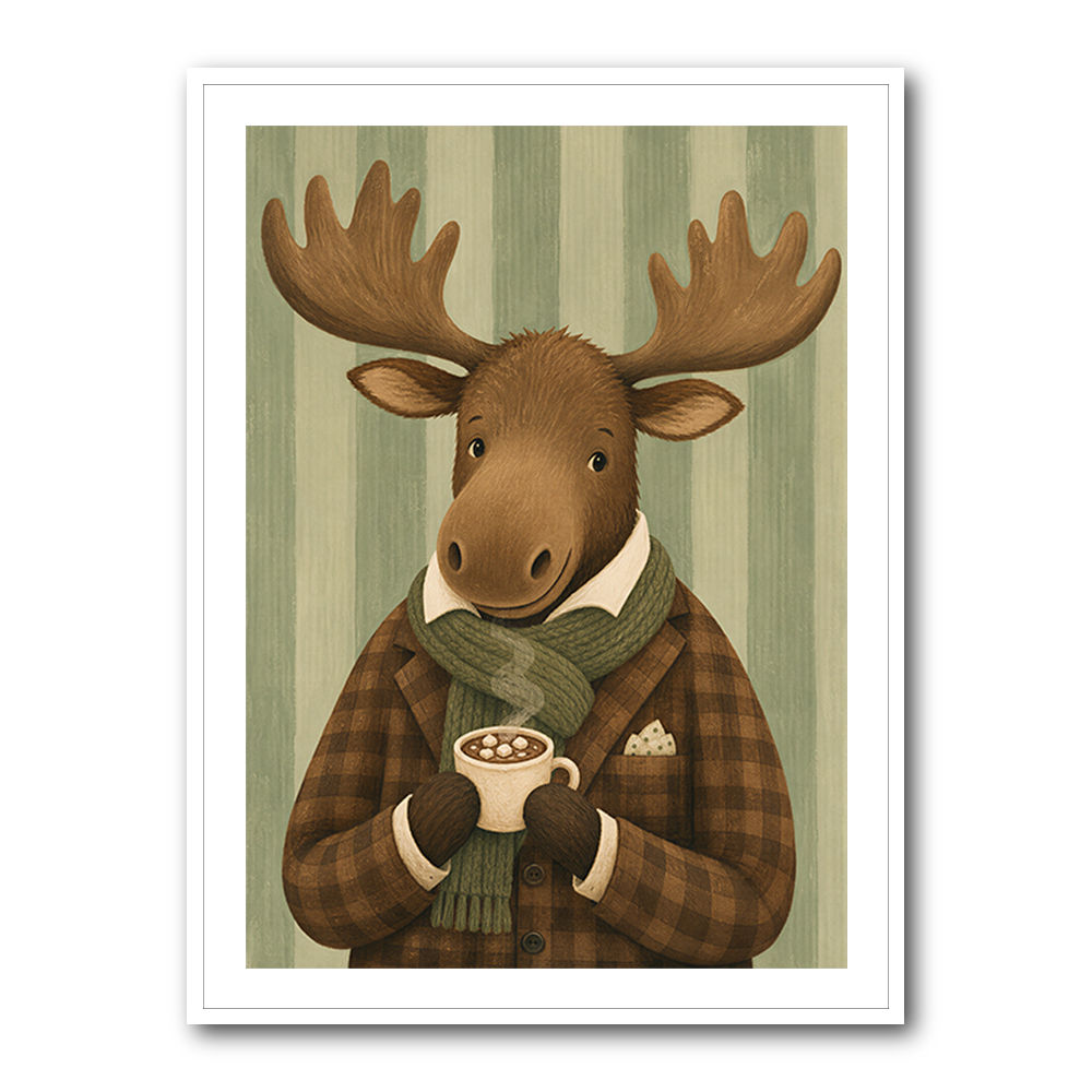 Moose With Coffee