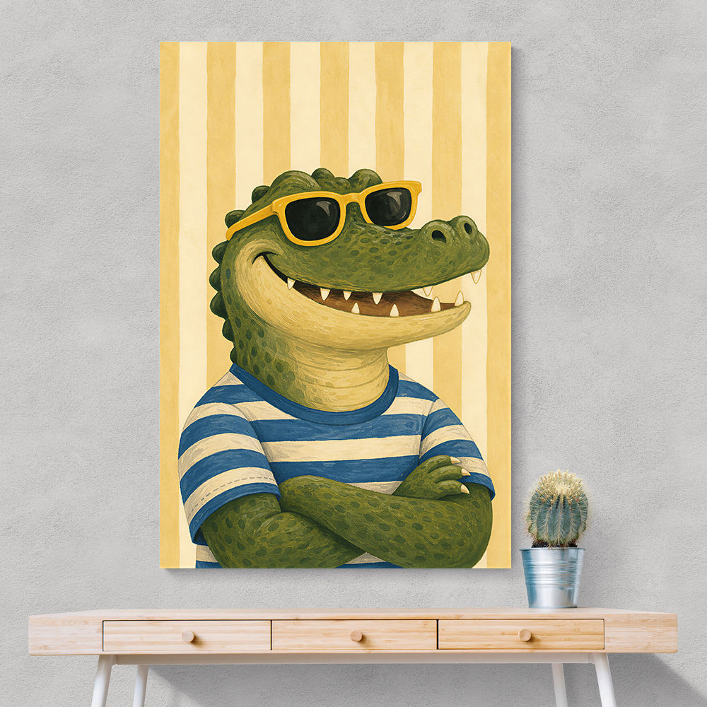 Crocodile in Sunglasses