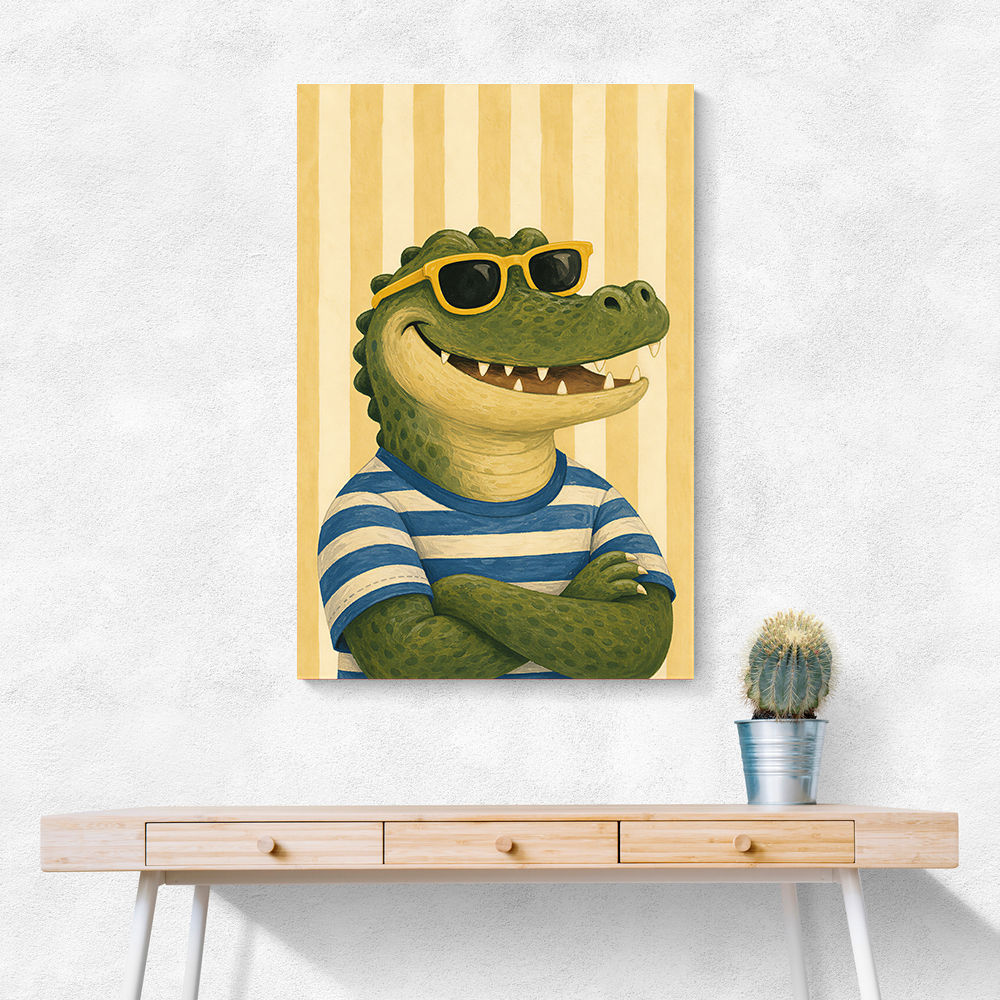 Crocodile in Sunglasses