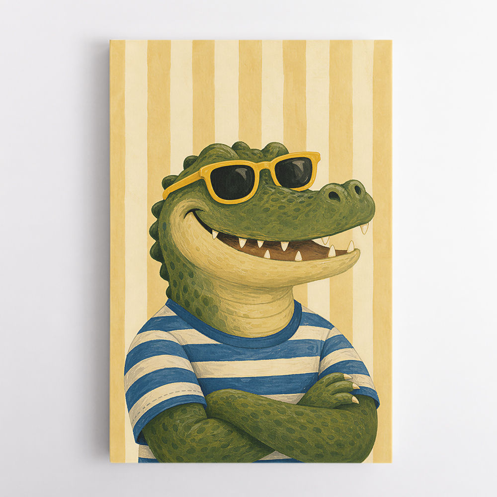 Crocodile in Sunglasses