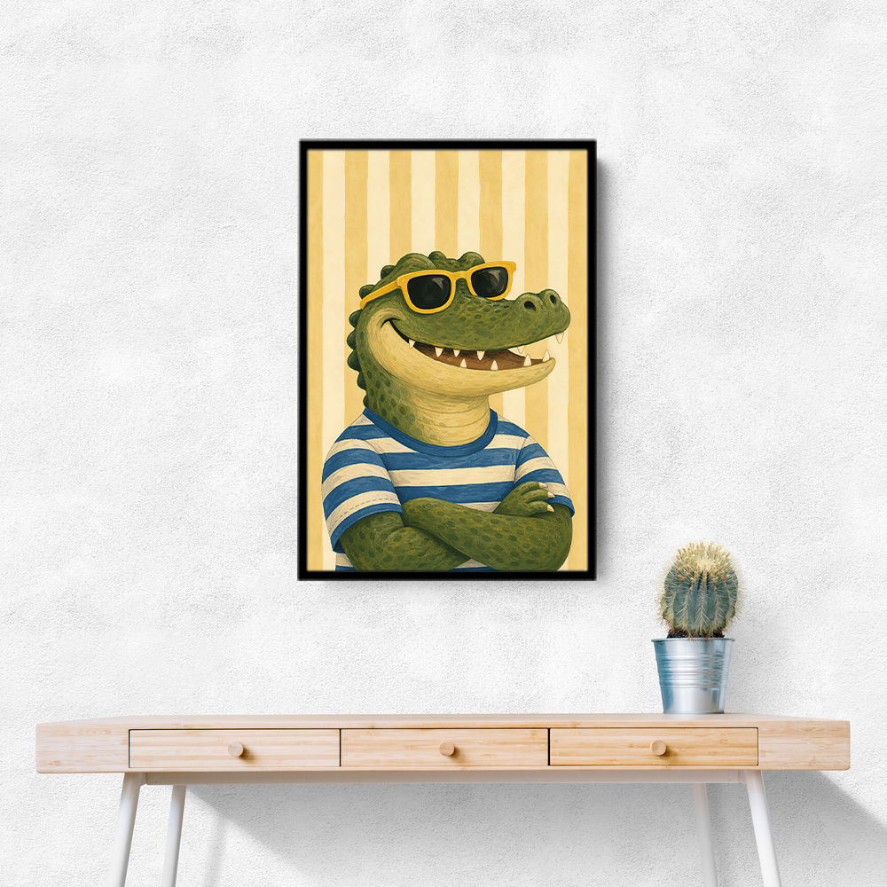 Crocodile in Sunglasses