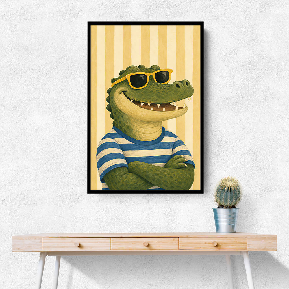 Crocodile in Sunglasses