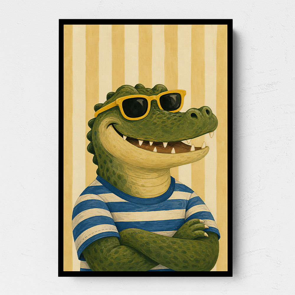 Crocodile in Sunglasses