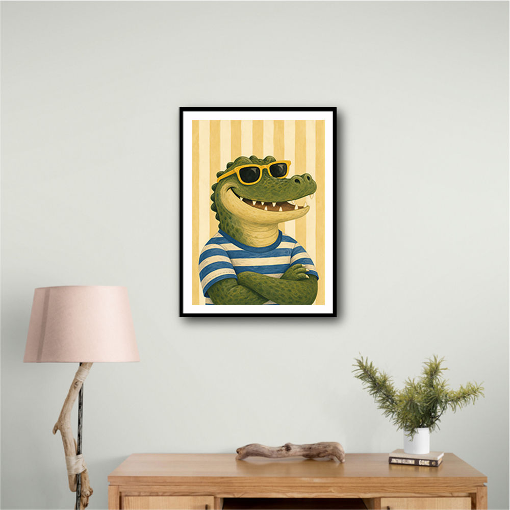 Crocodile in Sunglasses