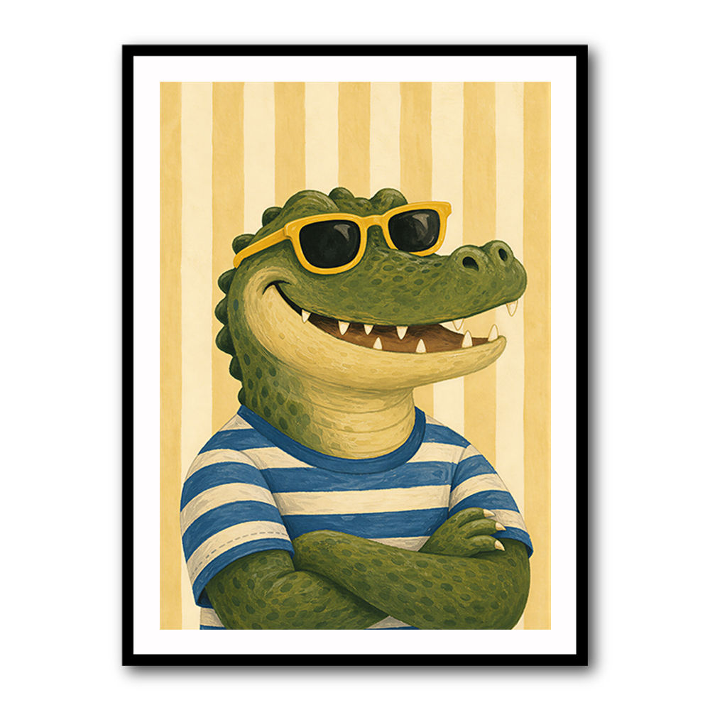 Crocodile in Sunglasses