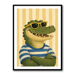 Crocodile in Sunglasses