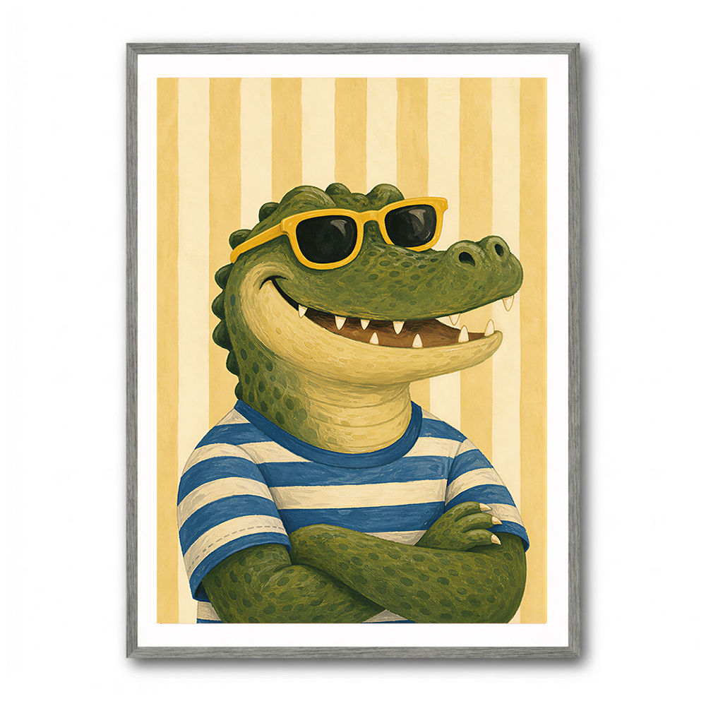 Crocodile in Sunglasses