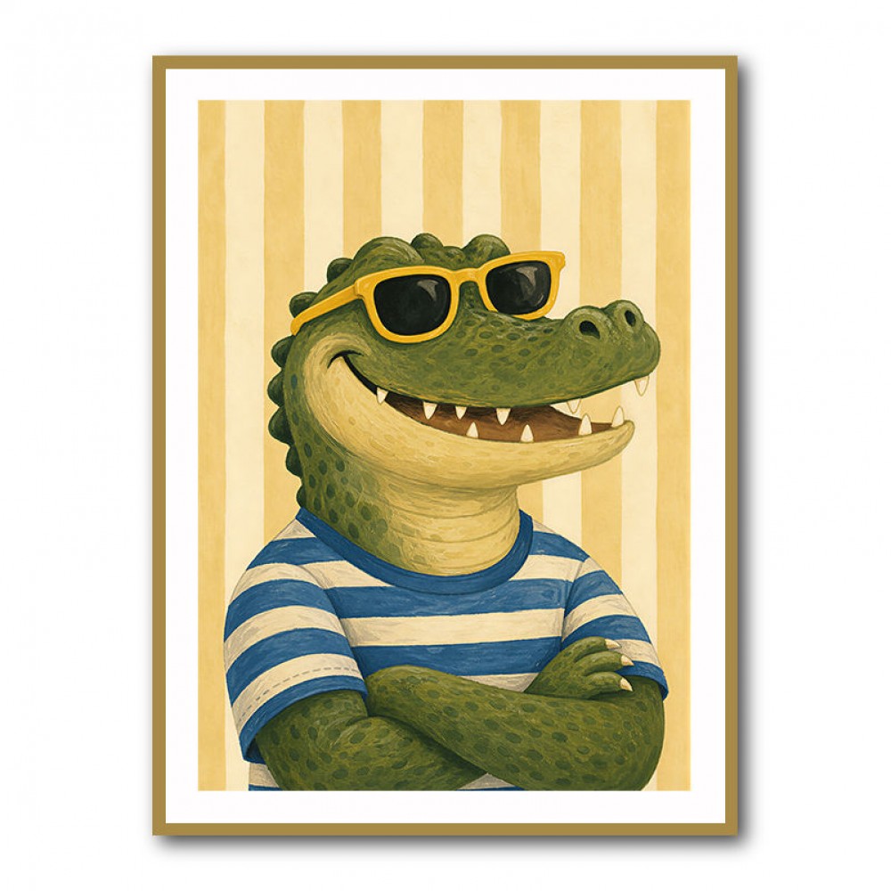 Crocodile in Sunglasses