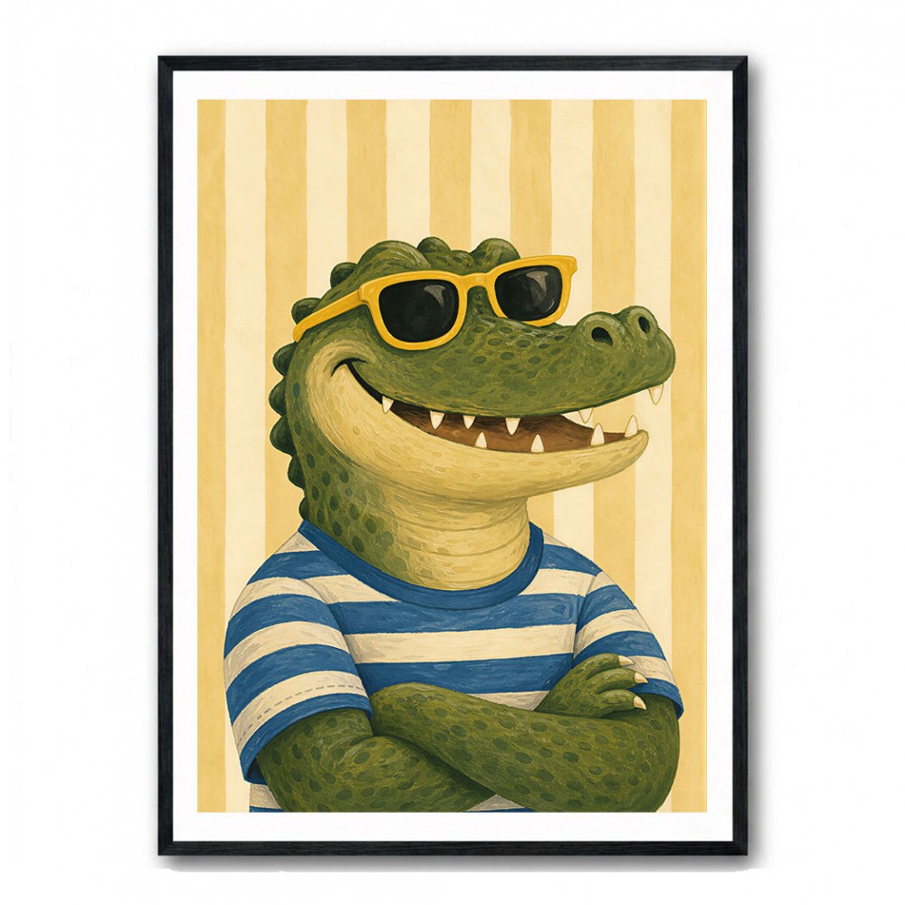 Crocodile in Sunglasses