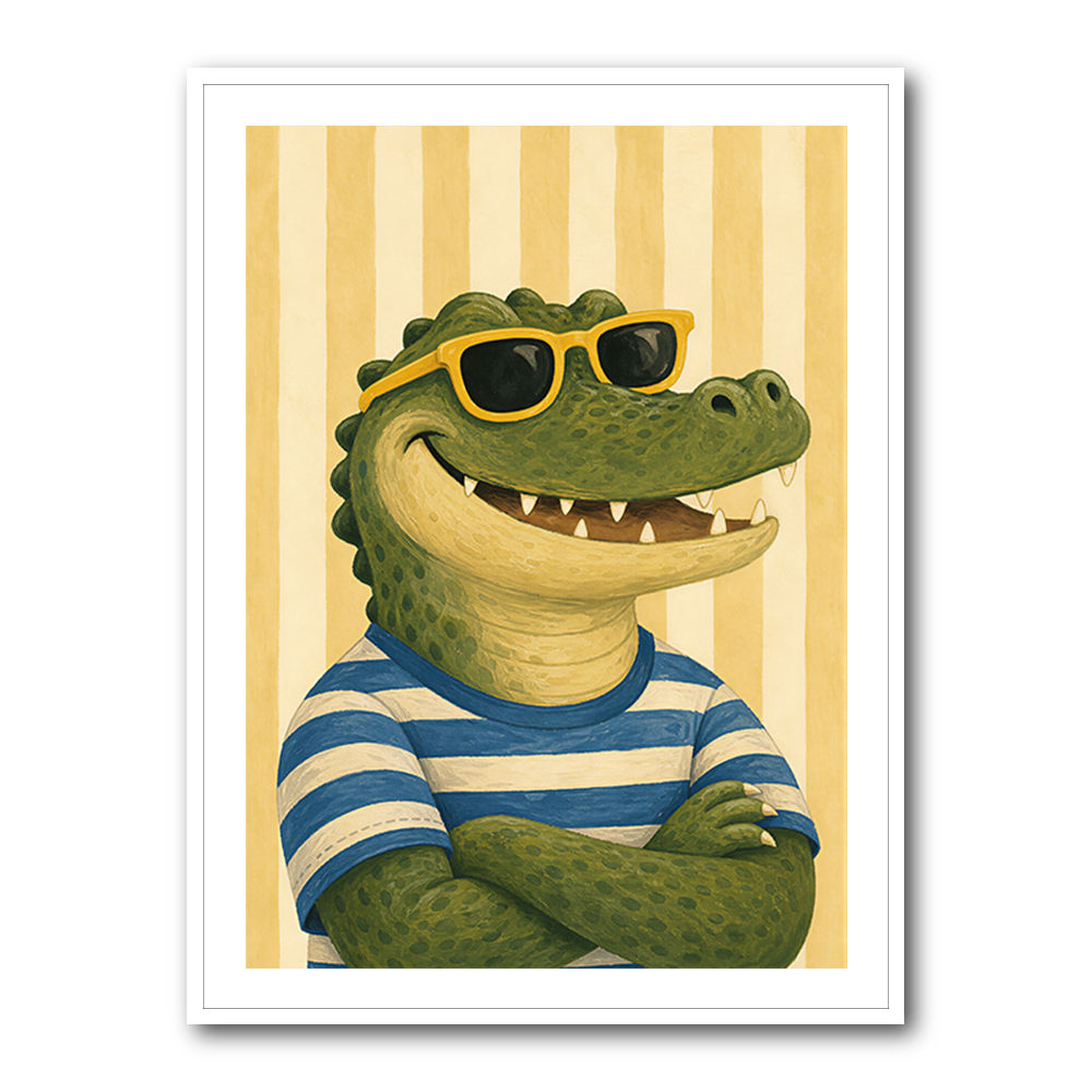 Crocodile in Sunglasses
