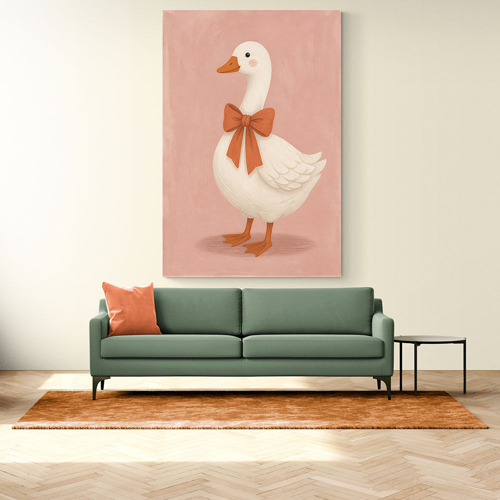 Goose With Bow