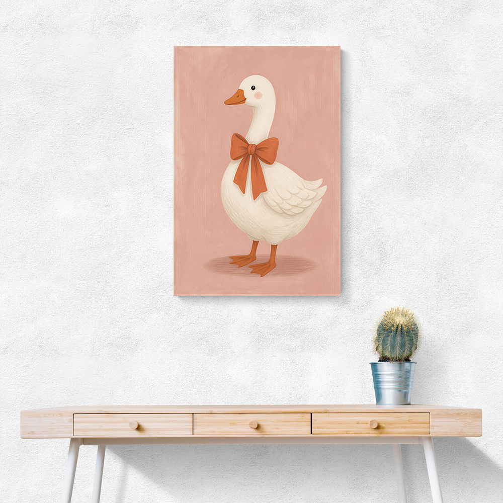 Goose With Bow