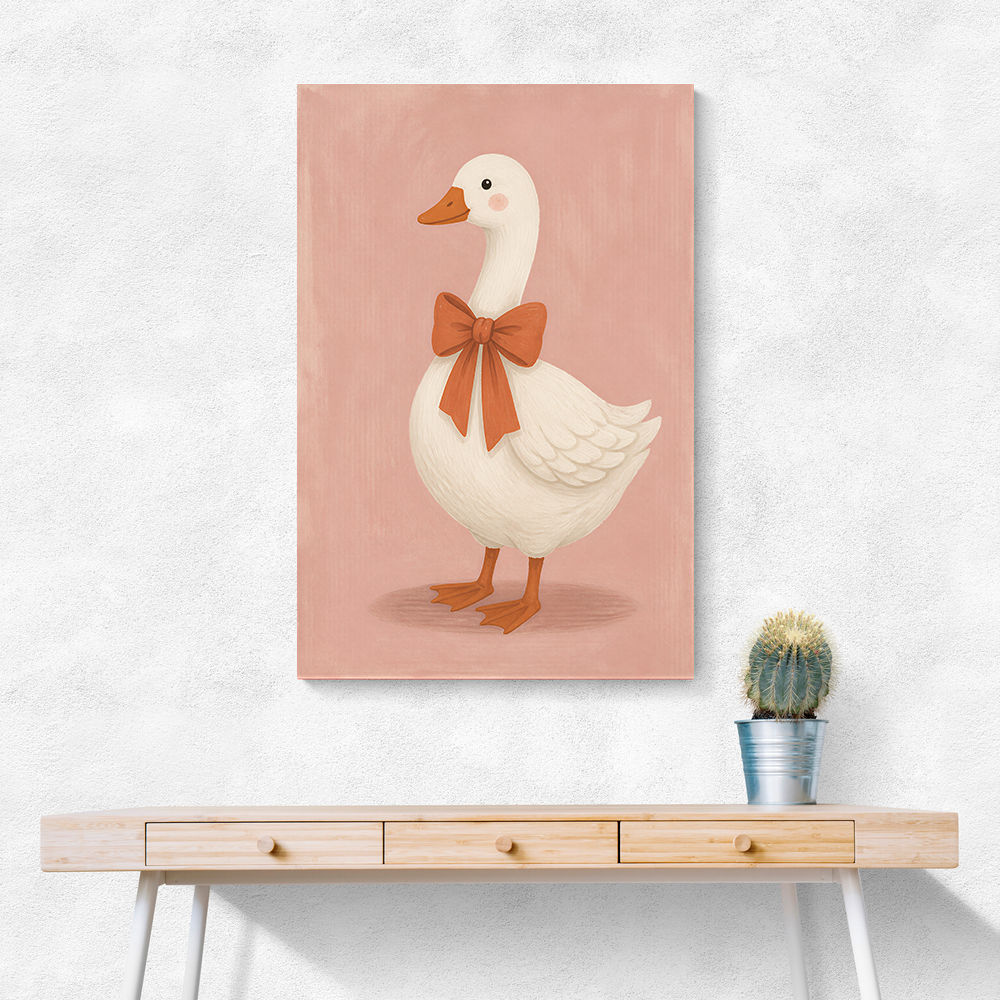 Goose With Bow