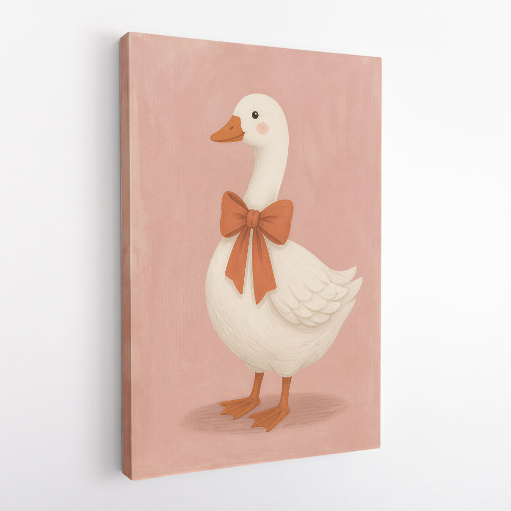 Goose With Bow