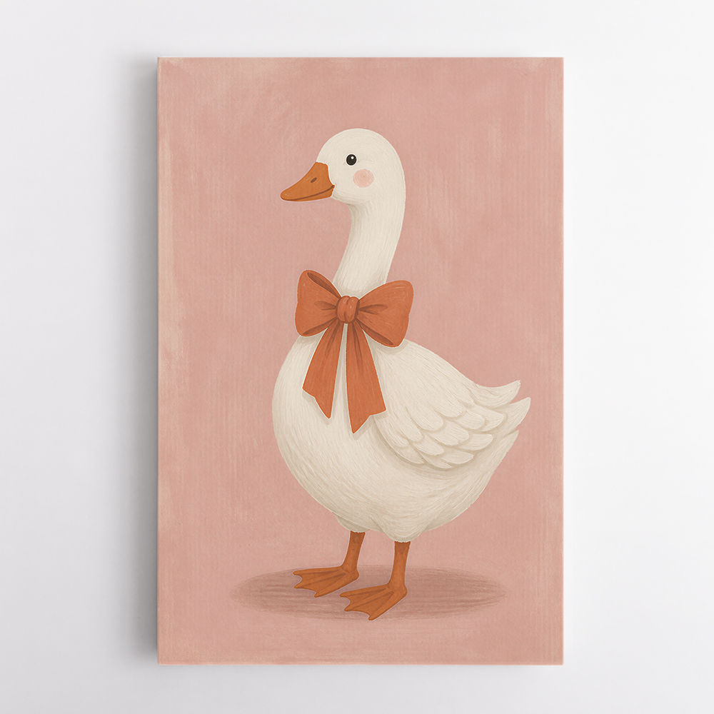 Goose With Bow