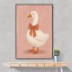 Goose With Bow