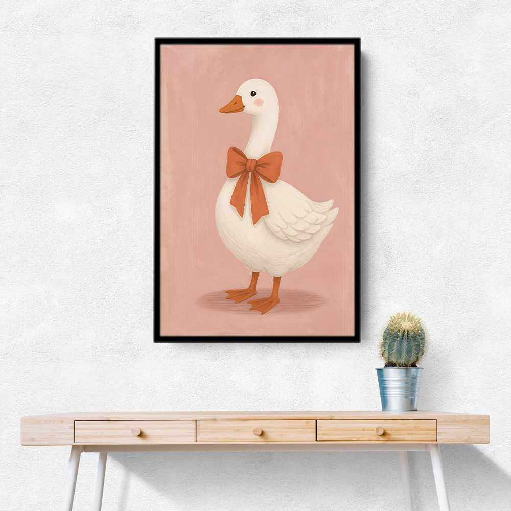 Goose With Bow