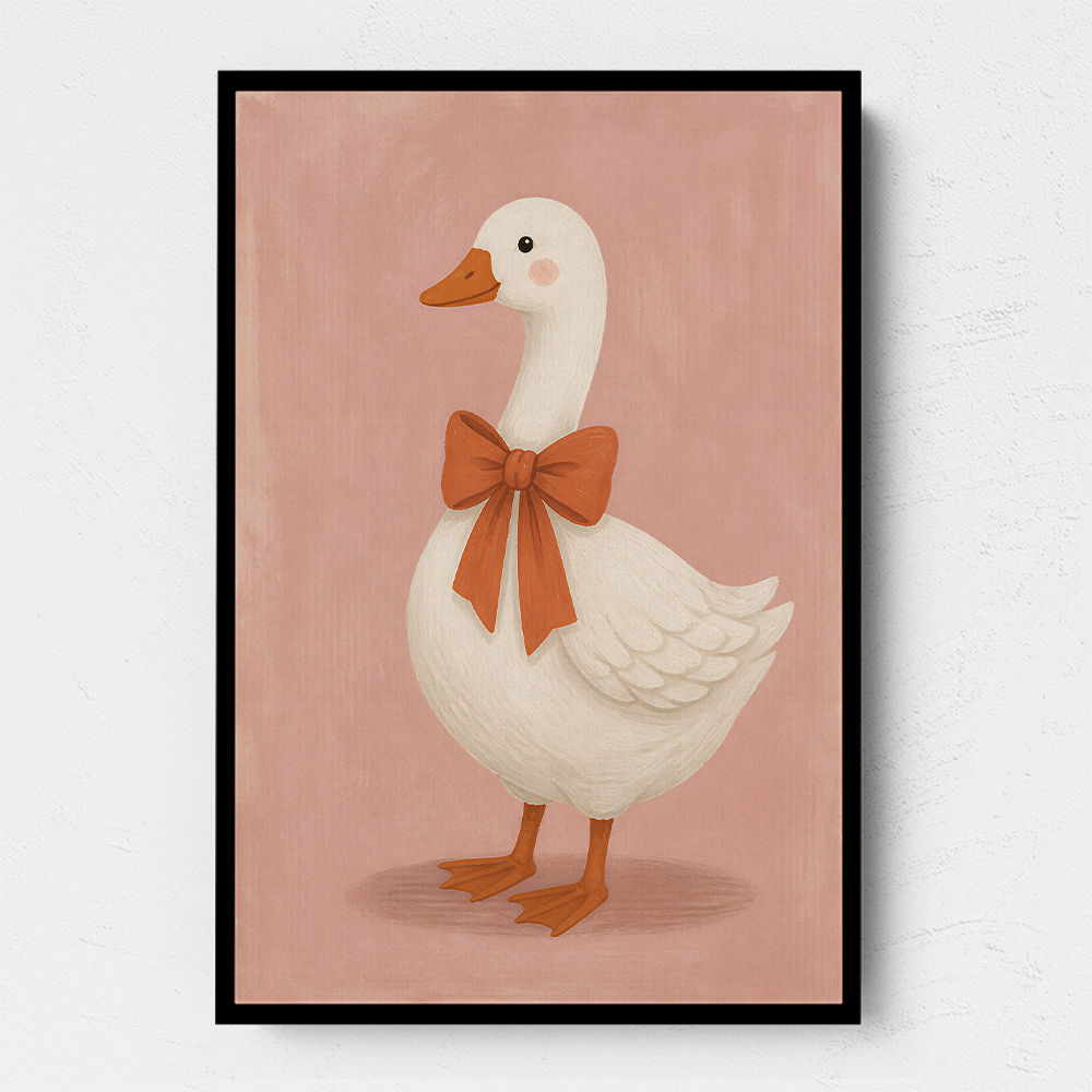Goose With Bow