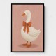 Goose With Bow