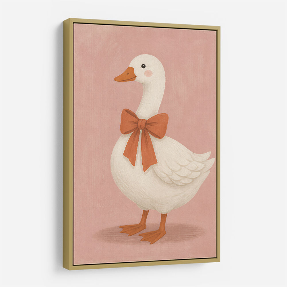 Goose With Bow