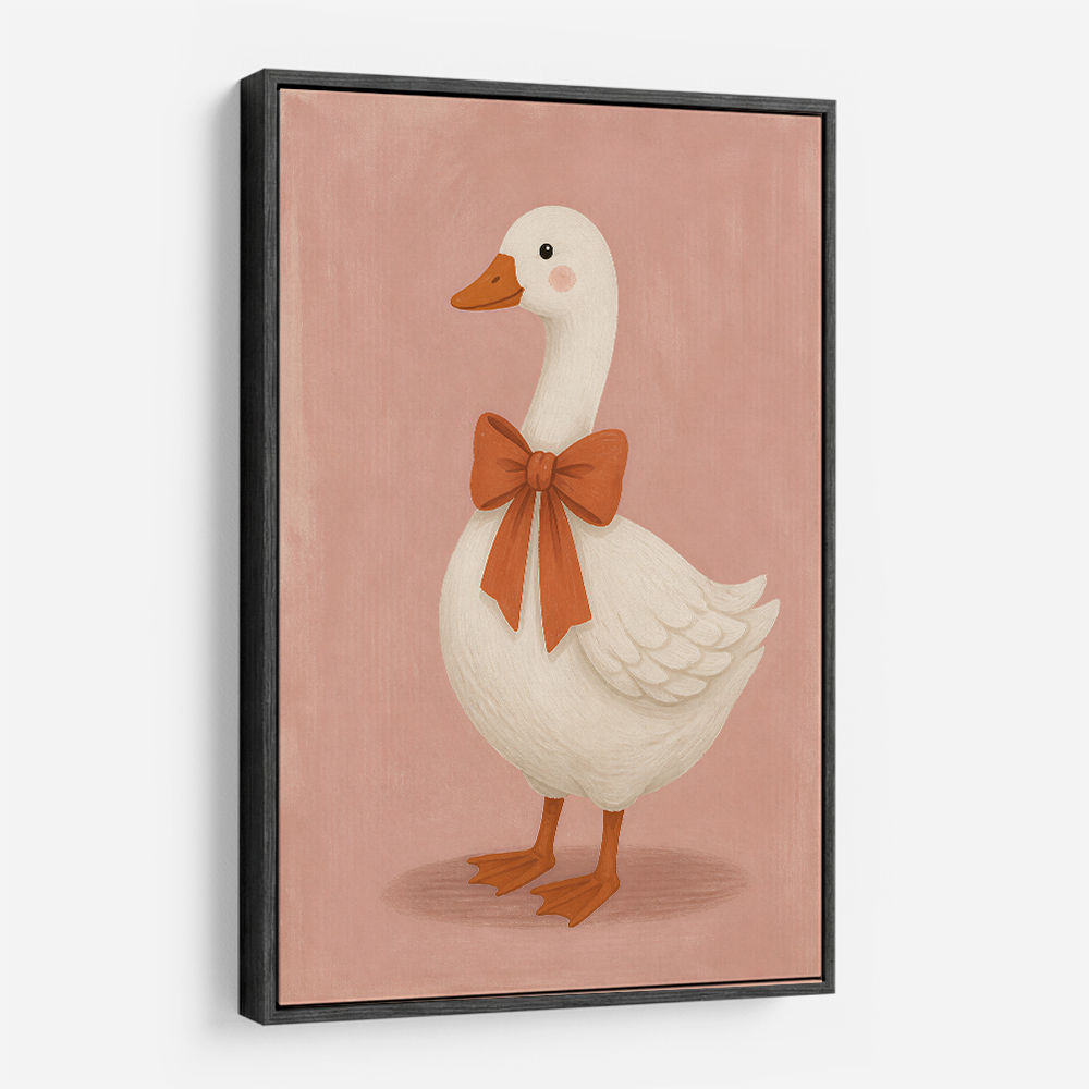 Goose With Bow
