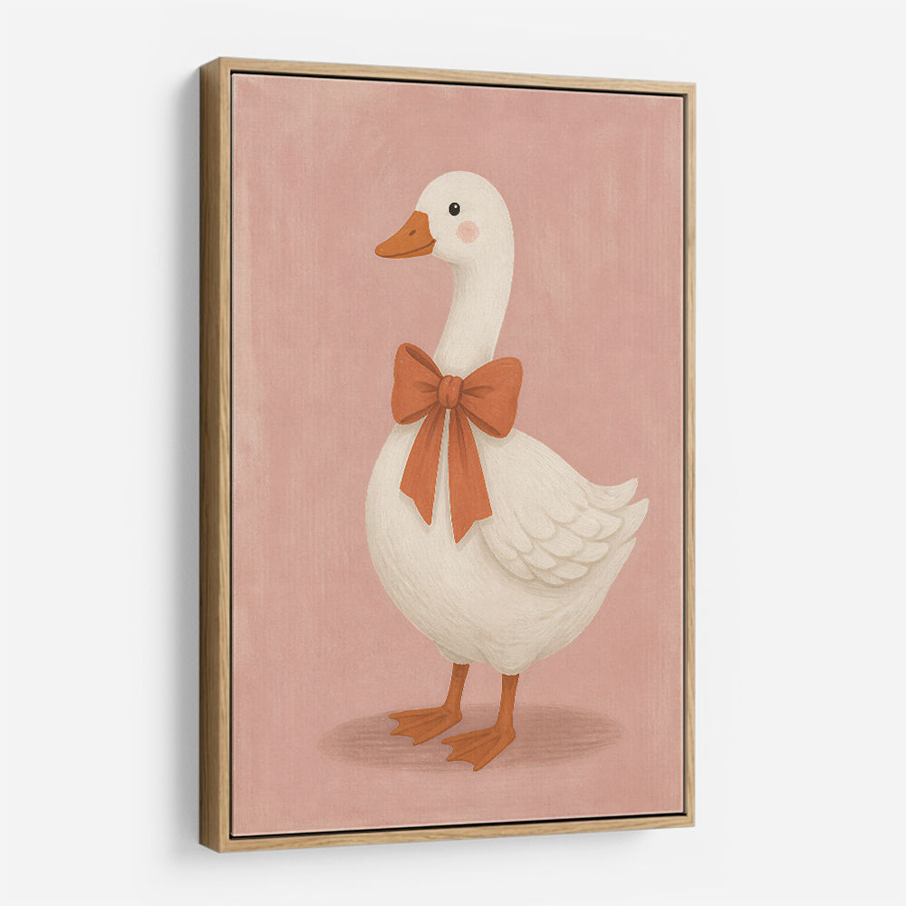 Goose With Bow