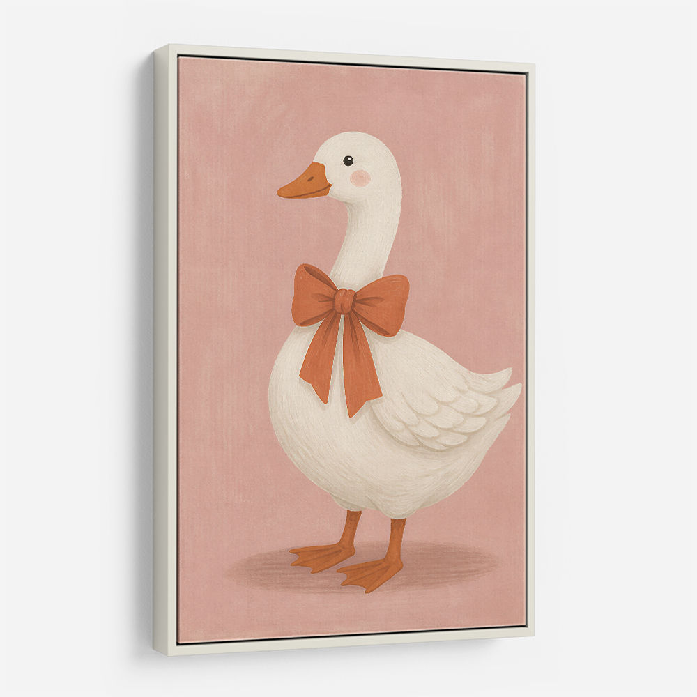 Goose With Bow