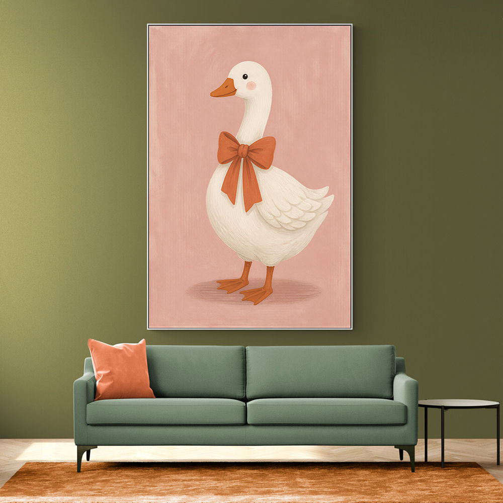 Goose With Bow