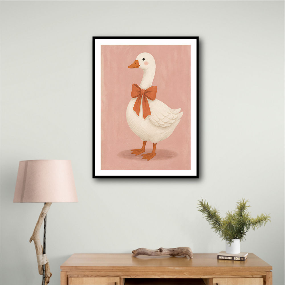 Goose With Bow