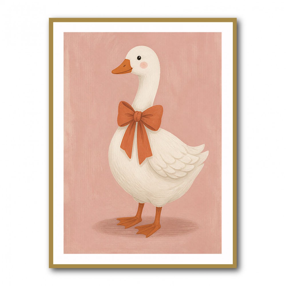 Goose With Bow