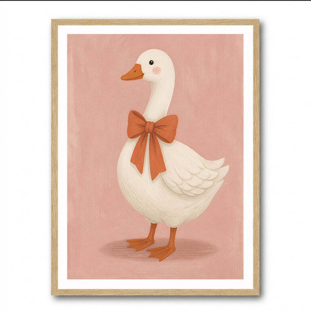 Goose With Bow