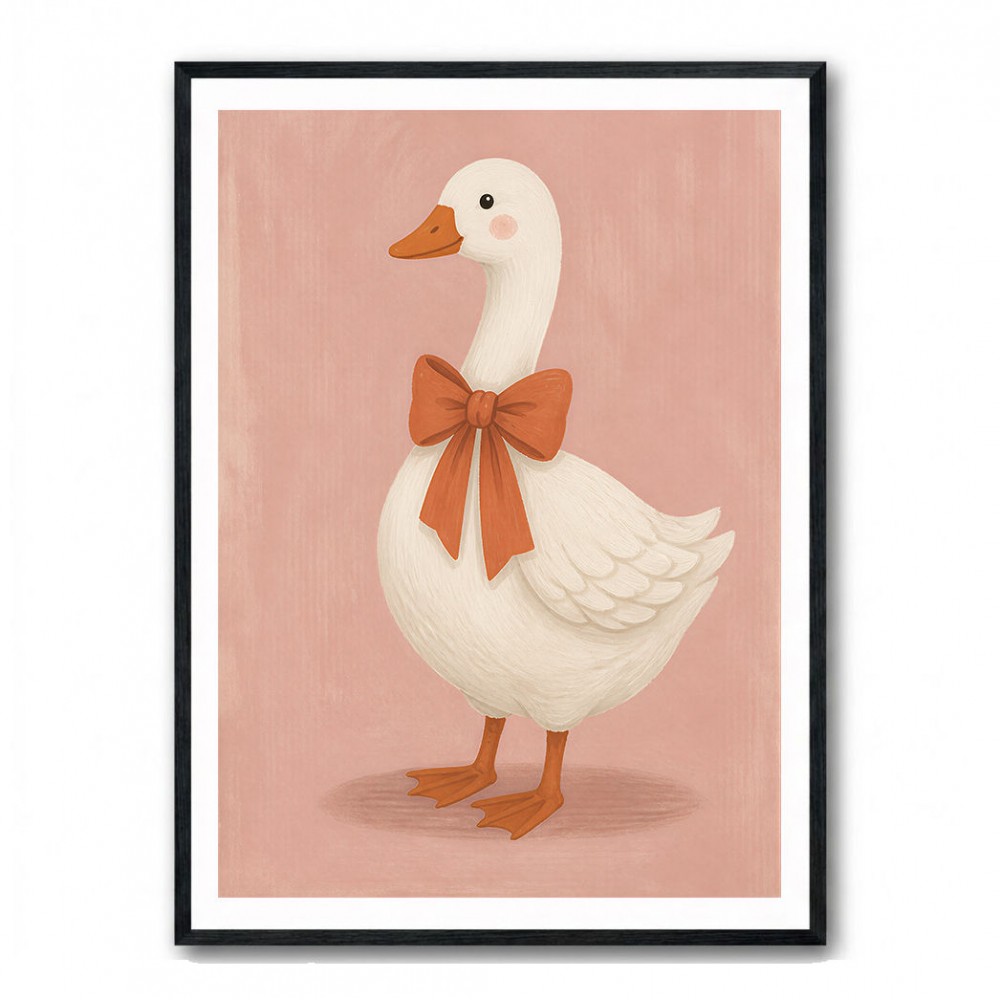Goose With Bow