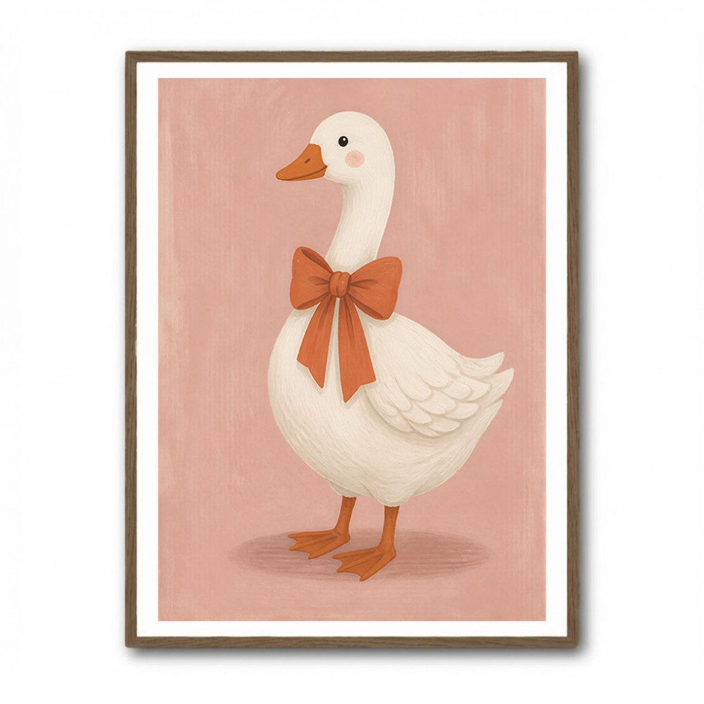 Goose With Bow